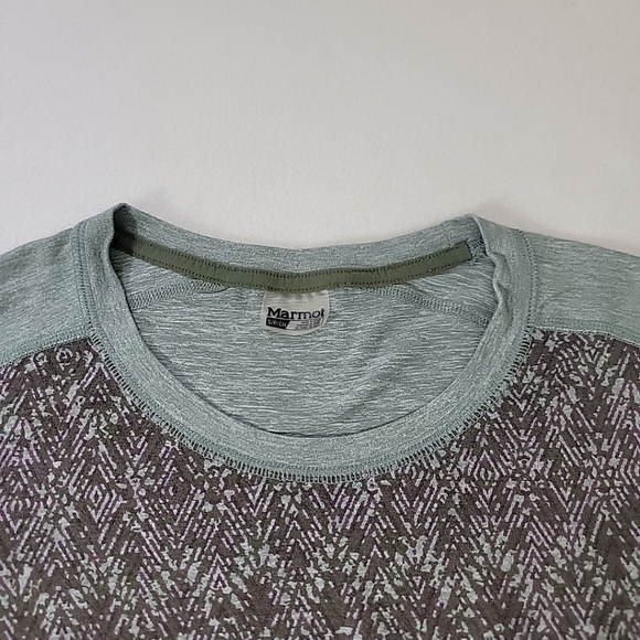 Marmot Women's Green Brown Long Sleeve Pullover Top, S - Picture 3 of 5
